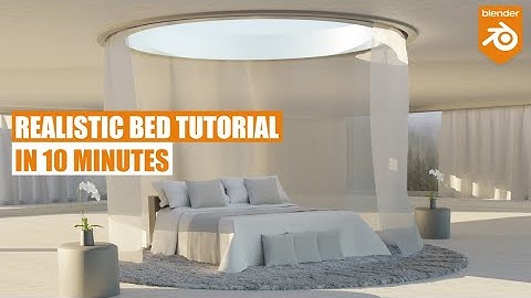 How To Make A Realistic Bed - Blender Modelling Tutorial
