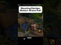 Housing Design: Hidden Waterfall 🌊 #housing #worldofwarcraft #housingwow #housingguide