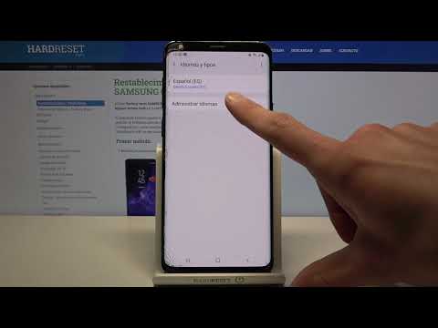 Cómo cambiar el teclado en SAMSUNG Galaxy S9+ - configurar el idioma del teclado