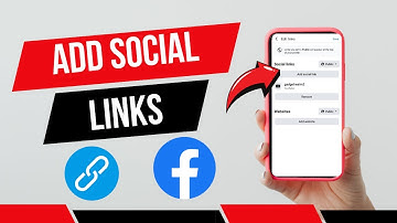 how to add social link on your Facebook profile