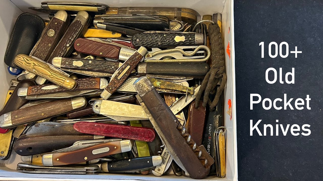 Я заплатил 130 долларов за все эти старые карманные ножи — вот вам нож! Лот на eBay — Remington, ...