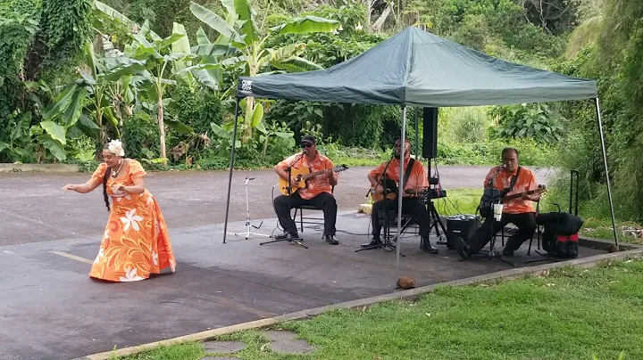 Micah DeAguiar performing at Frangipani Ola Mau Sp...