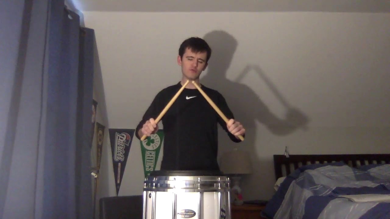 14 Duple Check Patterns @ 76 BPM -- UMass Percussion Tech 2020 - YouTube