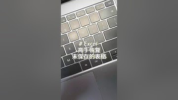 朋友们，高手恢复未保存的表格~ #excel #职场 #办公技巧 #恢复文件