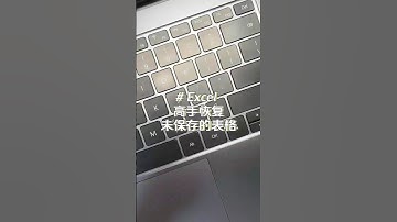 朋友们，高手恢复未保存的表格~ #excel #职场 #办公技巧 #恢复文件