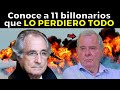 11 billonarios que perdieron TODA SU FORTUNA, quedaron ARRUINADOS