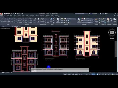 Complete Building Drawing in AutoCad 2020 for Civil Engineers