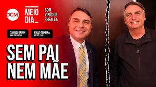 Proibido de ver o pai, Flávio passa 18 dias sem agenda com Michelle;  1º debate Haddad X Tarcísio