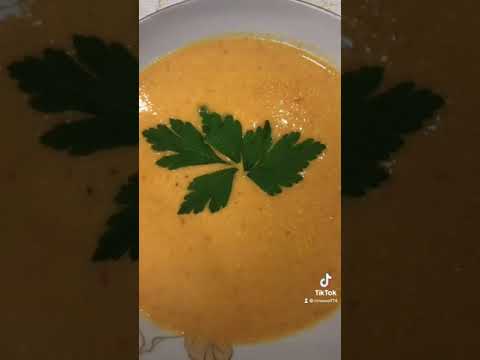 Vegetable puree soup