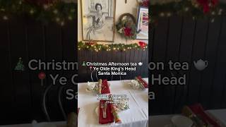 Christmas afternoon tea📍Ye Olde King’s Head #afternoontea #christmastea #yeoldekingshead #british