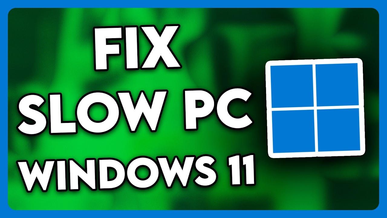 How to FIX Slow PC Windows 11 | Full Guide (2026) - YouTube