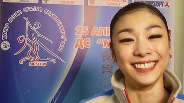 20110430 WC yuna kim universal interview after ceremony