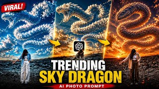 New Trending Sky Dragon Ai Photo Editing | Instagram Trending Ai Photo Prompt | Chat Gpt Prompt screenshot 5