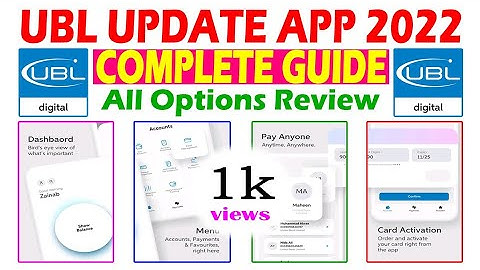 UBL Bank Digital Updated App 2023 | How to Use UBL Digital App | Ubl Digital App full Option Reviews