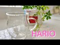 【HARIO】色と香りを楽しむマグカップ✨　耐熱ガラス