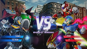 Marvel Vs Capcom Infinite - Sigma/Ultron Vs Zero/X (VERY HARD)