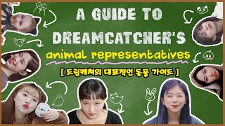 a guide to dreamcatcher's animal representatives 🐰🐥🐺🐱🐶🐼🦊 드림캐쳐의 대표적인 동물 가이드