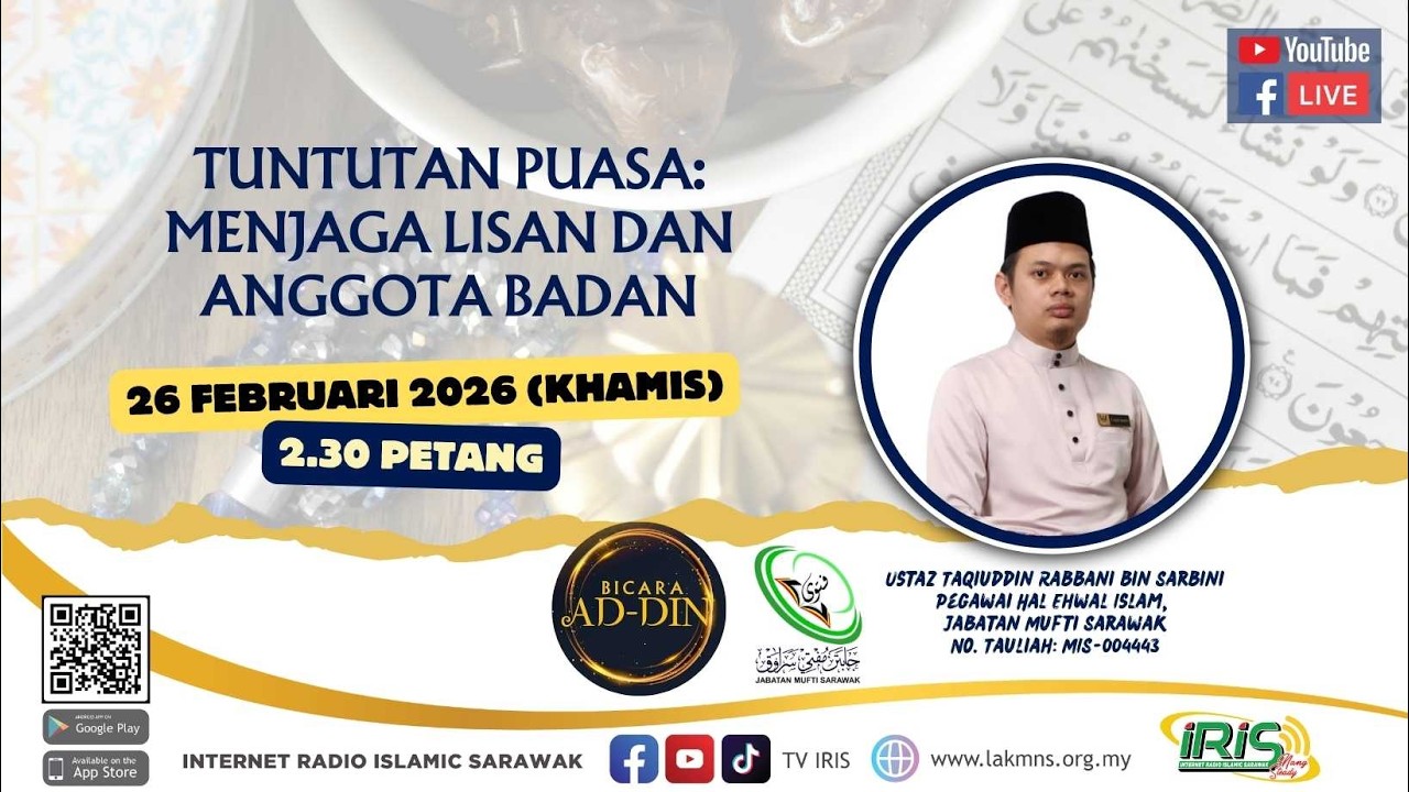 Tuntutan Puasa : Menjaga Lisan dan Anggota Badan