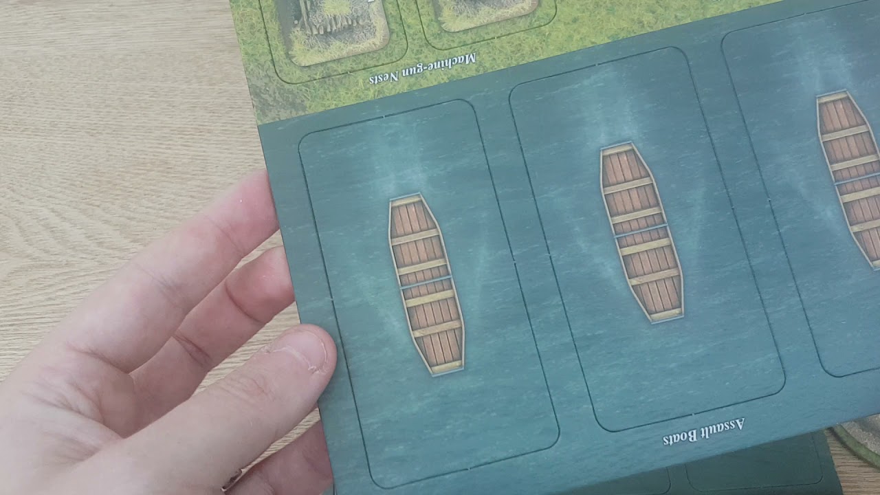 A river assault terrain in a book. Flames of War Narration River Assault.