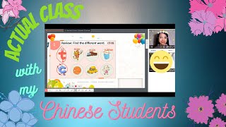 Online English class (video clips) | ESL Teacher | Ginna Meas Vlog