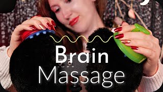 ASMR Massage for Your Brain 🧠 Strong Fluffy Mic/Head Scratch for Tingles, Sleep, Study (NO TALKING)