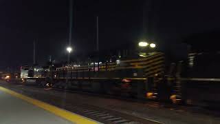 NS 8100 Nickel Plate Road trails 2nd on NS 277 as it heads Westbound