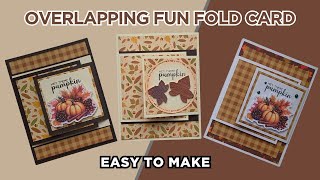 Overlapping flap fun fold card tutorial