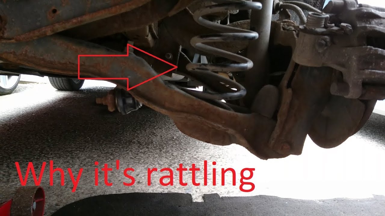 Mazda 3 Broken rear spring causes rattling | How to fix it - YouTube