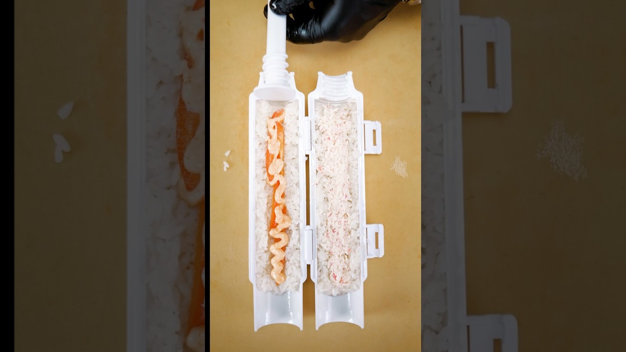 Базука ролл, ролл шприц. Простой рецепт, домашнего ролла. 