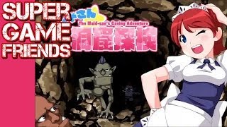 The Maid-san's Caving Adventure - Sneeze Gauge - Super Game Friends screenshot 4