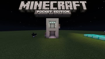 How To Make Command Block Elevator in MCPE! |in 1.0.5
