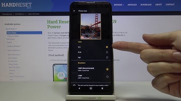 How to Change Photo Size in MOTOROLA Moto G9 Power – Find Photo Resolution Options
