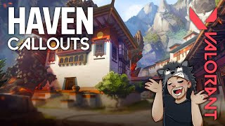 Valorant - Map Callouts - Haven 2022