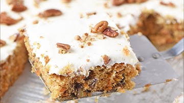Best Ever Carrot Cake Sheet Cake