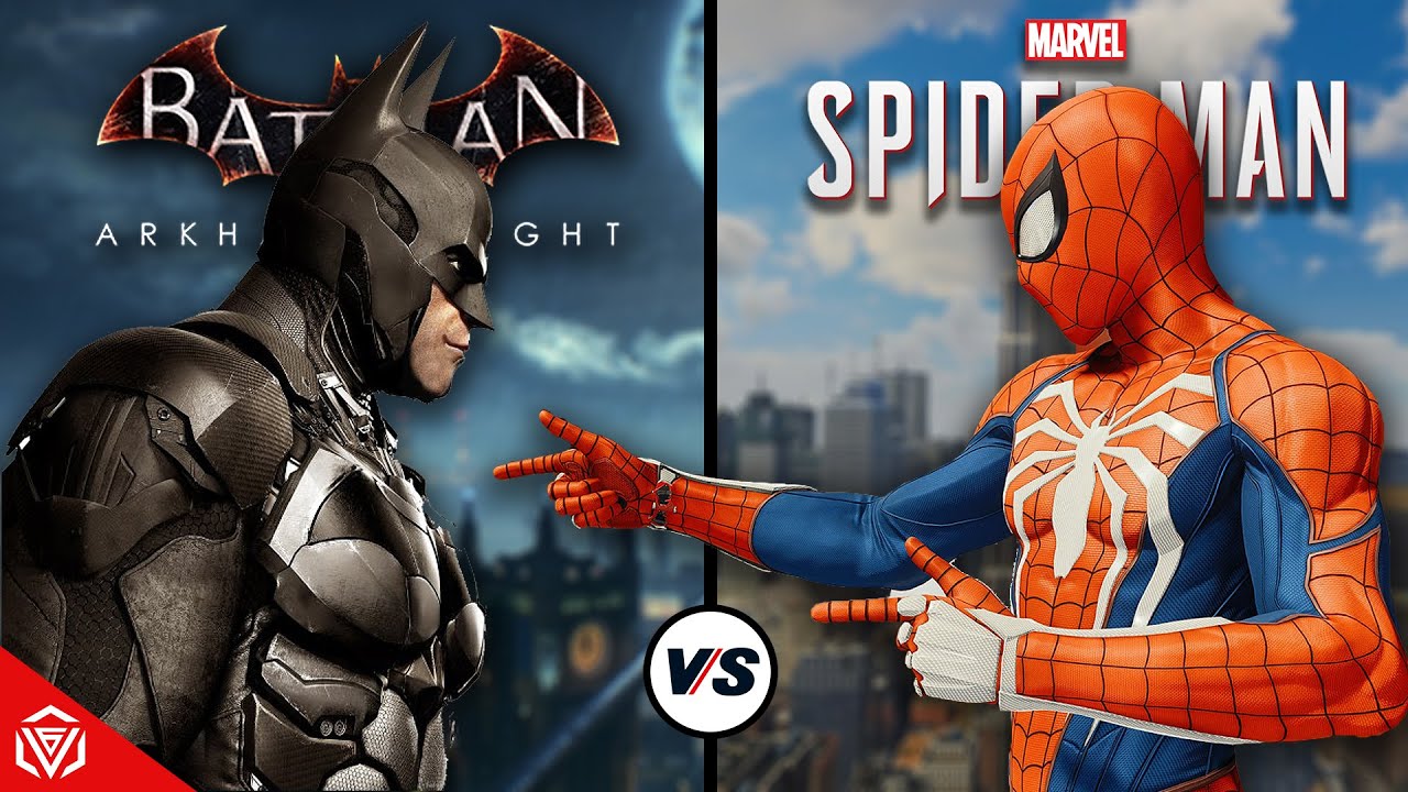 Total 62+ imagen batman arkham city vs spider man ps4
