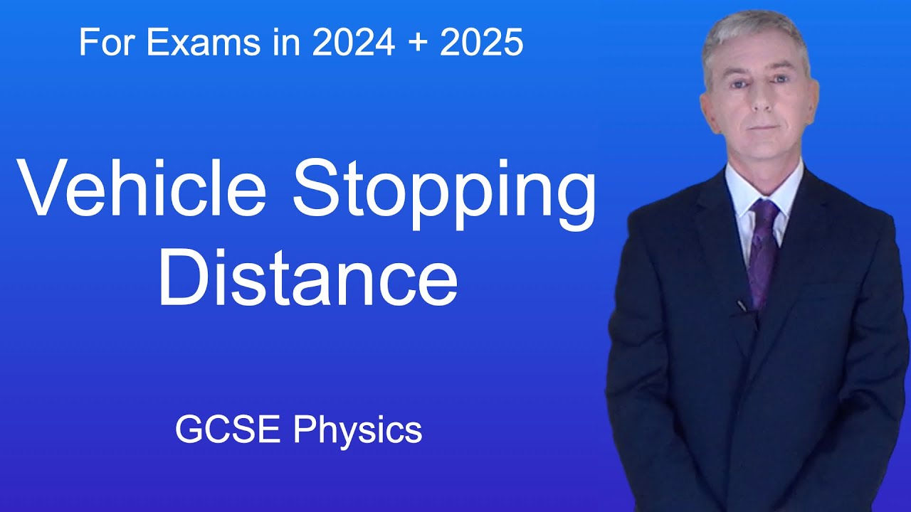 Gcse Science Revision Physics Vehicle Stopping Distance Youtube