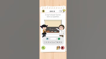 Brain Test 4 Level 22 | Brain Test 4 Level 22 I must answer Doctor Worry