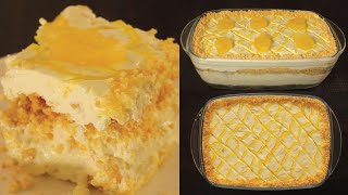 Pineapple Dessert | Pineapple Cream Delight | 10 Minute Dessert Recipe
