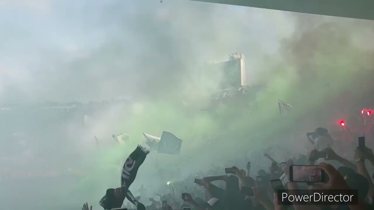Ambiance curva sud match derby. تأهل مستحق