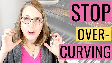 Hoe je kunt voorkomen dat je vingers te ver krommen bij het pianospelen (Uitlijning, deel 2)