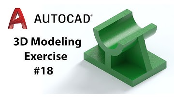 AutoCAD 3D Modeling - Exercise #18 - Basic to Advance in Hindi