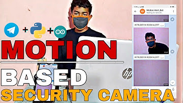 Motion  camera| Send photo to telegram with Arduino Python| electronics projects
