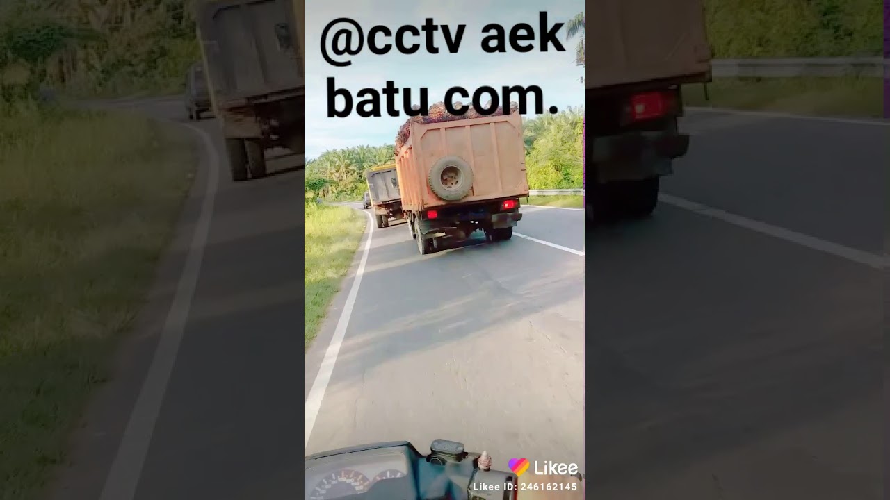 Tik tok truk  oleng  cctv aek btu new sumatra YouTube