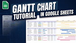 How to Build a Gantt Chart in Google Sheets | Easy Project Tracker Tutorial