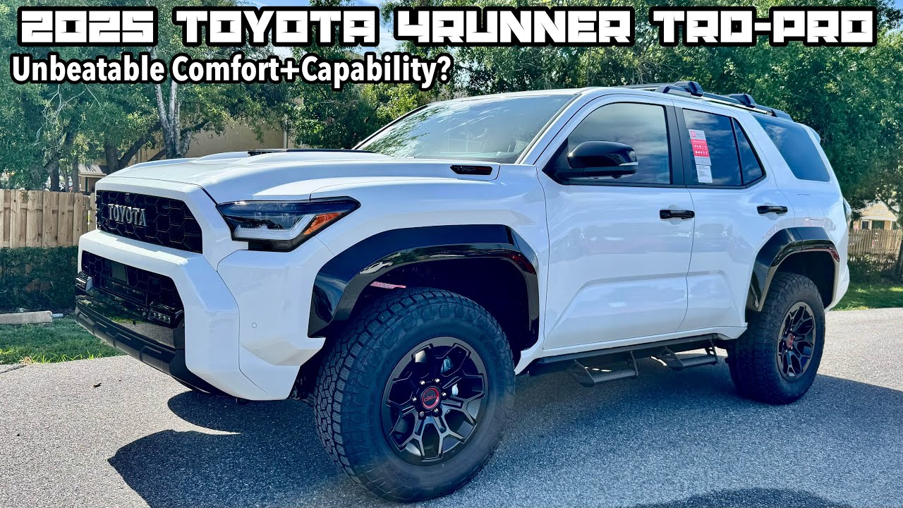 2025 Toyota 4Runner TRD-Pro: TEST DRIVE+FULL REVIEW - YouTube
