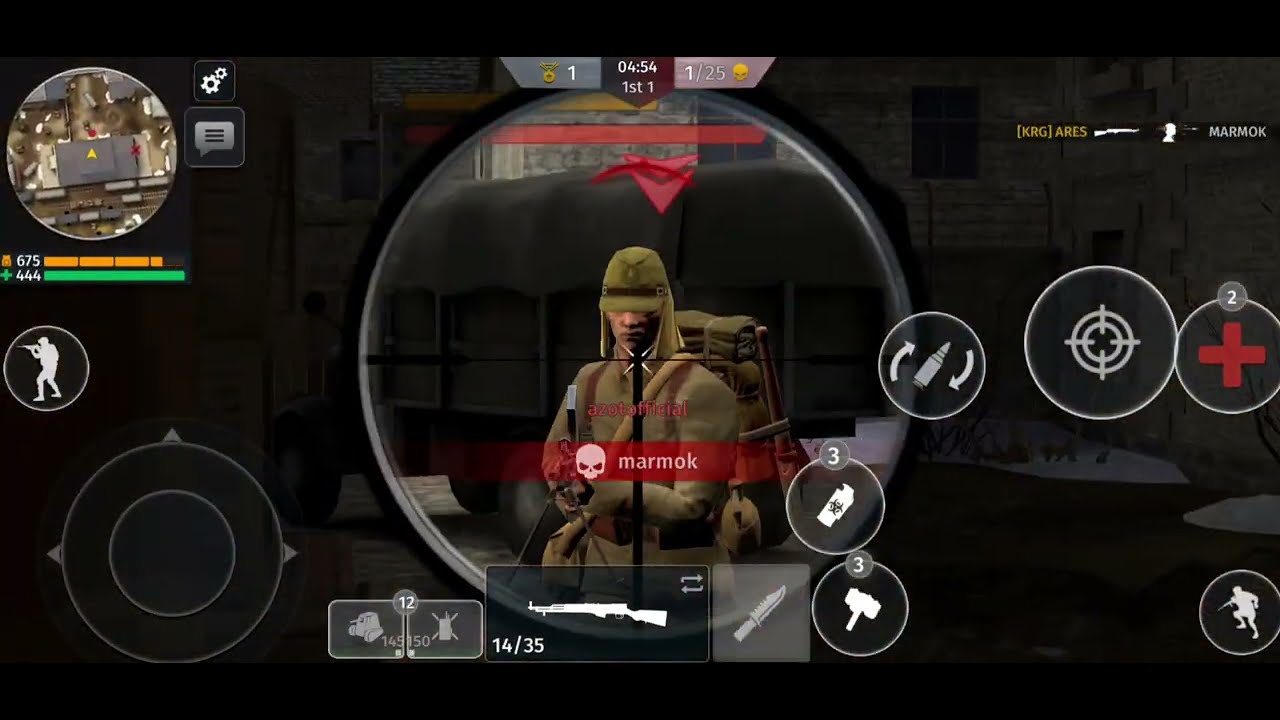 WW_2. Режим мясорубка. Карта Станция #автошот #втораямировая #мобильнаяигра #gameplay #games