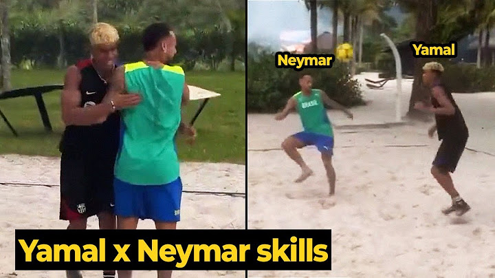 Moment Lamine Yamal linkup play with Neymar Jr at his home in Brazil, look at their skills...