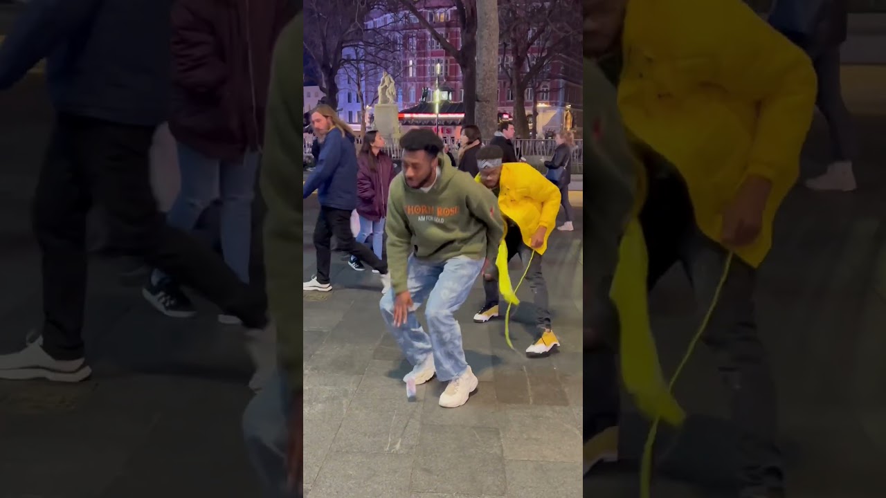 Pretending to rip the trousers while they pick up the money 💰 😅🙅🏾‍♂️😂