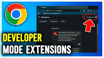 How to enable Developer Mode in Chrome Extensions
