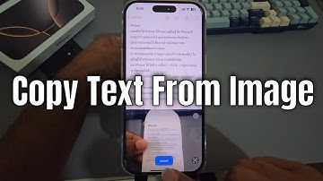 iPhone 16/16 Plus/16 Pro/Max: How to copy text from image on iphone